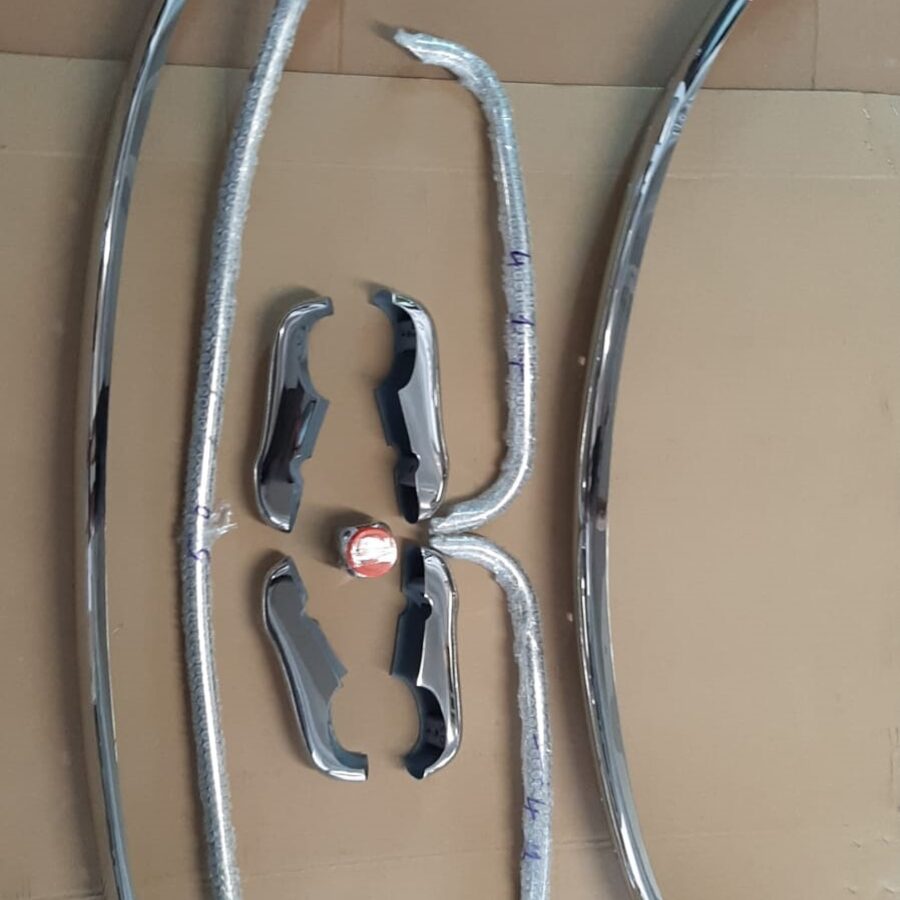 VW BEETLE STAINLESS STEEL US STYLE, FRONT & REAR BUMPER, from 1967 (STAINLESS US STYLE-BEETLE1015)